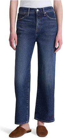 Madewell The Perfect Vintage Wide-Leg Crop Jean Womens Jeans Midnight Waters Wash : 30, Cotton/Denim/Elastane