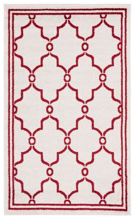 Safavieh Alfombra beige/rojo 122 x 183 cm