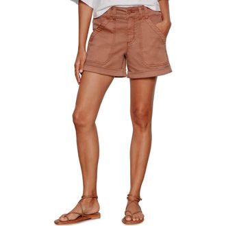 Sanctuary Wander On Denim Shorts in Mud Bath Brown at Nordstrom, Size 32