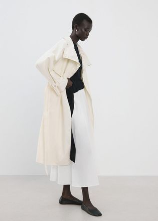 Mango Gonna cotone svasata bianco - Donna - XXS - MANGO