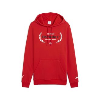 Puma Felpa con cappuccio e logo F1 Essentials da uomo, Accessori, Rosso, XXL