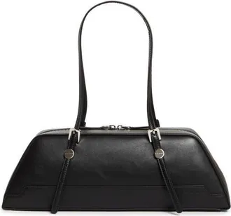 Marni East/West Duffle Leather Shoulder Bag in Black at Nordstrom