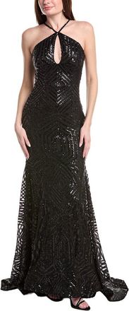 Jovani Halter Neck Embellished Dress