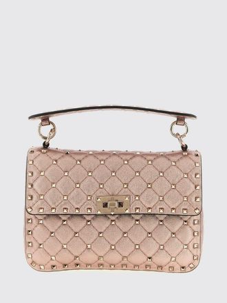 Valentino Garavani Borsa Rockstud Spike Valentino Garavani in nappa laminata matelass&egrave;