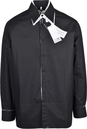 Maison Margiela Black Cotton Oversized Shirt