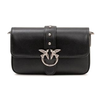 Pinko Love One Slouchy - female - PINKO - Cross Body Bags - Black - ONE SIZE - Bags