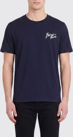 Balmain T-shirt in cotone con logo Balmain