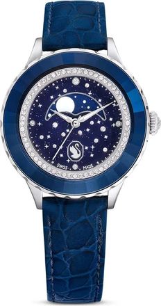 Swarovski Octea Moon Watch - Dames - Horloges - Blauw - ONE Size - Accessoires