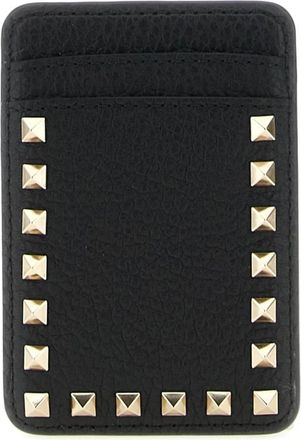 Valentino Garavani Tarjetero Rockstud - Accessories - Mujer - Negro - ONE SIZE