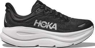 Hoka One One Black Bondi 9 Cushioned Mesh Sneakers