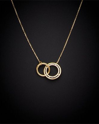 Italian Gold, Inc 14K Italian Gold Interlocking Circles Necklace