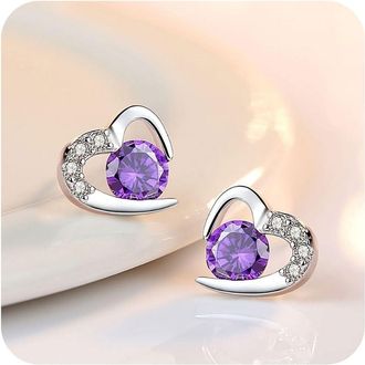 Generic Valentines Day Earrings for Women Studs 925 Gifts for Women Girls Her Wife Mom Daughter Grandma Girlfriend Earrings for Women Studs My+Orders Hypoalle