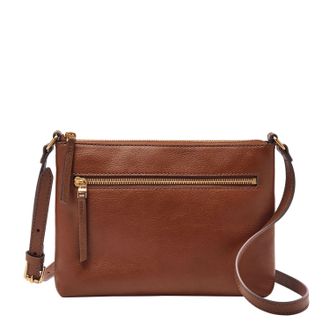 Fossil Womens Fiona Leather Crossbody
