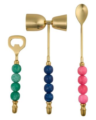 Two's Company Color Pop 3Pc Bar Set
