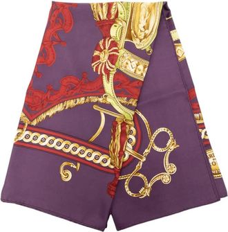 Herm&egrave;s Pre-owned Hermes Bride de Cour Silk Scarf 90 Ladies 8FHGO7ILOHEKTJQT