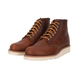 Red Wing Shoes High Boots, female, Brown, Size: 6 US Waterproof Leather Shoes