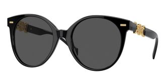 Versace VE4442 GB1/87 Womens Sunglasses Black Size 55