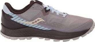 Saucony Womens Peregrine 11 Shoeas In Zinc/sky/loom