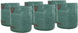 vidaXL Bolsas De Desechos De Jard&iacute;n 12 Pcs Verde 45 X 45 X 76 Cm Vidaxl