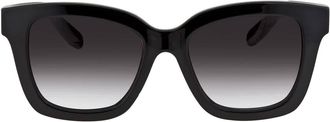 Ferragamo Salvatore Ferragamo Grey Gradient Square Ladies Sunglasses SF955S 001 53