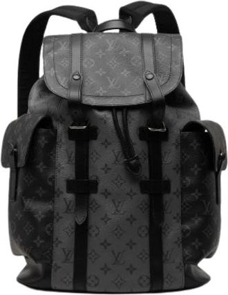 Louis Vuitton Pre-owned Christopher PM - Dames - Vintage Rugzakken - Zwart - ONE Size - Vintage