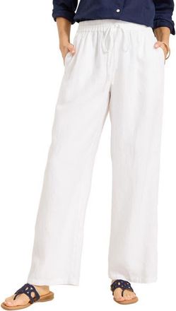Tommy Bahama Two Palms Easy Linen Drawstring Pants in White at Nordstrom, Size X-Small