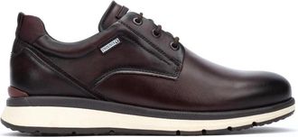 Pikolinos Bruine Herensneaker - Heren - Sneakers - Bruin - 46 EU - Leer - Schoenen
