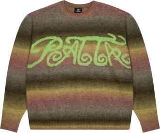 Patta Curlies Jumper - Heren - Ronde hals truien - Veelkleurig - S - Wol - Truien & Vesten