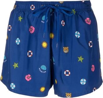 Moschino Uomo, Costumi da bagno, Blu, XS, new