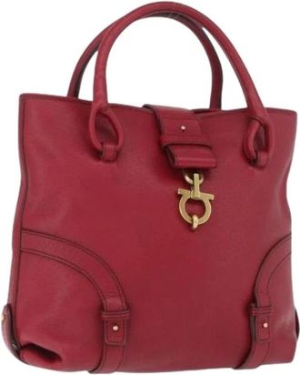 Ferragamo Pre-owned Handbags, female, Red, Size: ONE SIZE Pre-owned Hand Bag