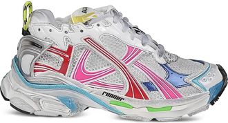 Balenciaga Sneakers da corsa con inserti in rete - Bianco