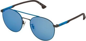 Police SPL717 STORM LIGHT 2 8DRB Mens Sunglasses Blue Size 55