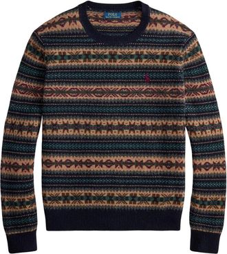 Ralph Lauren Trui met ronde hals - Heren - Truien - Veelkleurig - Maat: M