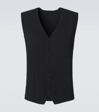 Homme Pliss&eacute; Issey Miyake Homme Pliss&eacute; Issey Miyake Basics pleated vest