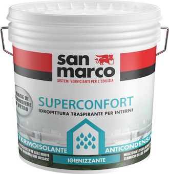 San Marco Pittura superconfort anticondensa termoisolante bianca lt 4