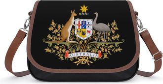 Generic Coat of Arms of Australia Small Womens Crossbody Bags Shoulder Handbag with Adjustable Strap for Travel