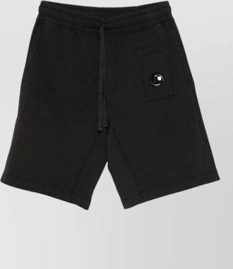 C.P. Company cotton jogging bermuda shorts elastic waistband
