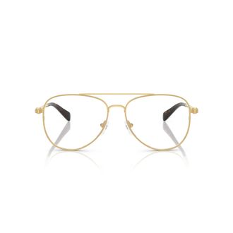 Michael Kors 0mk3089 Aviator Sunglasses with Gold-tone Frame and Tortoiseshell Tips