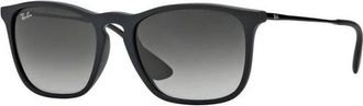 Ray-Ban Chris Zonnebril - Heren - Zonnebrillen - Zwart - 54 MM - Leer - Accessoires