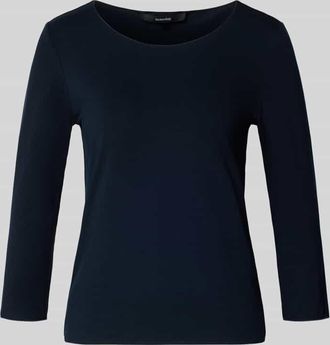 someday Someday Regular Fit Longsleeve aus Viskose-Mix Modell Kirose in Marine, Gr&ouml;&szlig;e 36
