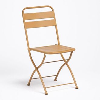 Sklum Sklum - Pack De 2 Sillas De Comedor Plegables En Acero Janti