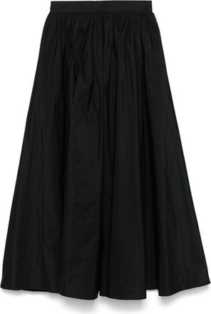 Elie Saab A-line maxi skirt - women - Polyamide/Polyester/Silk/Silk - 36 - Black