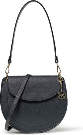 Melluso Borsa con tracolla in pelle blu bor967
