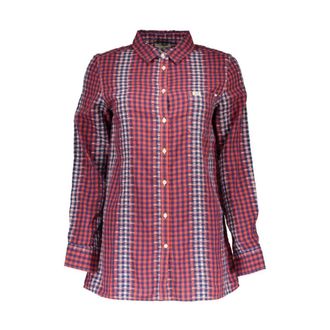 Lee Overhemden, Heren, Rood, S, Varia Geruite Lange Mouwen Shirt