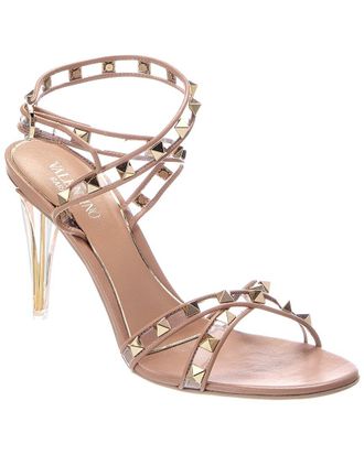 Valentino Rockstud Leather Sandal