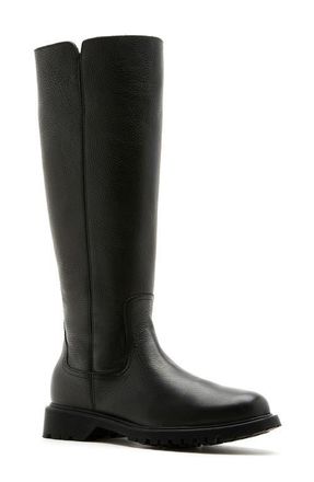 La Canadienne Harry Knee High Boot in Black Pebble at Nordstrom, Size 7.5