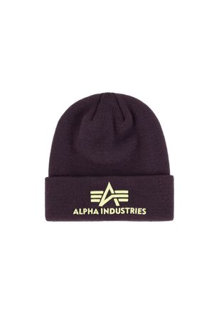 Alpha Industries Skim&uuml;tze ALPHA INDUSTRIES 3D Beanie, Damen, Gr. onesize, lila (plum), Obermaterial: 100% Polyacryl, M&uuml;tzen Skim&uuml;tze