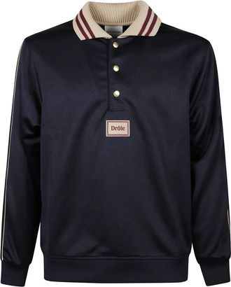 Dr&ocirc;le de Monsieur Hombre, Camisetas, Azul, Talla: S