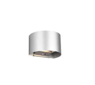 Reality Talent Applique Led 1w 100lm, 3000k Da Esterno Tonda Alluminio Ricaricabile Con Diffusore Regolabile E Con Base Magnetica L. 16cm Ip44