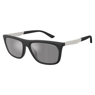 Emporio Armani Sunglasses, male, Black, Size: 57 MM Pillow Sunglasses